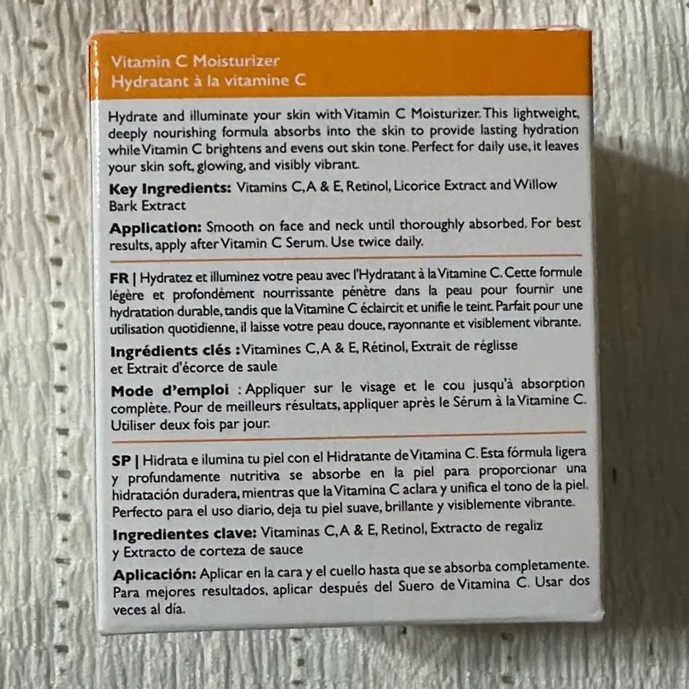 Beauty Solutions Retinol + Vitamin C AM & PM Face Neck Moisturizer